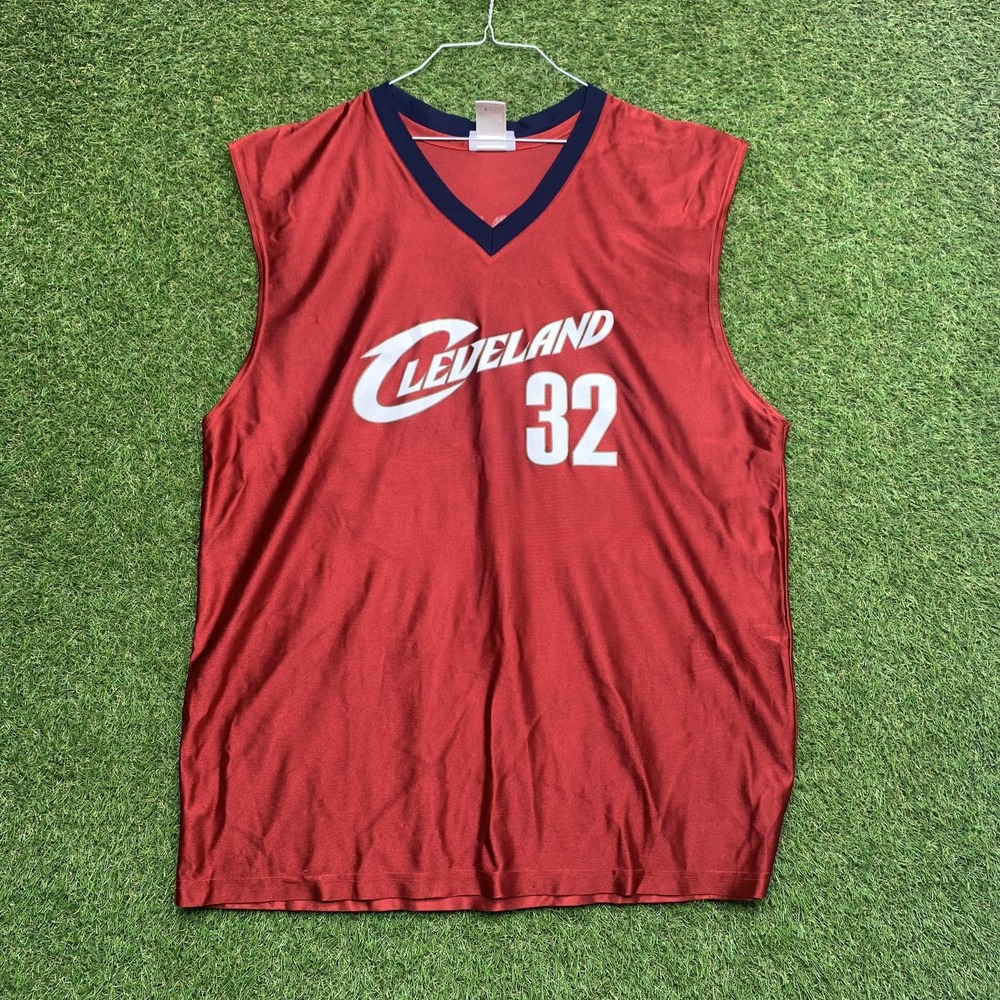 Cleveland Cavaliers Jersey Mens Large NBA Basketball Larry Hughes 32 Tank Top